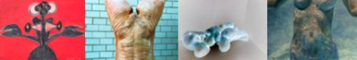 DIAMANTOVÁ TĚLA - díla osmi umělců v Galerii Diamant Jiří Načeradský Zdeněk Lhoták Pavel Mára Dagmar Hamsíková
